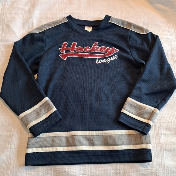 Gymboree Outlet boys size 8 hockey line shirt - Picture 1 of 4